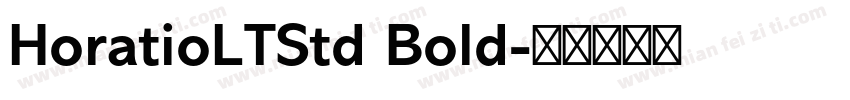 HoratioLTStd Bold字体转换